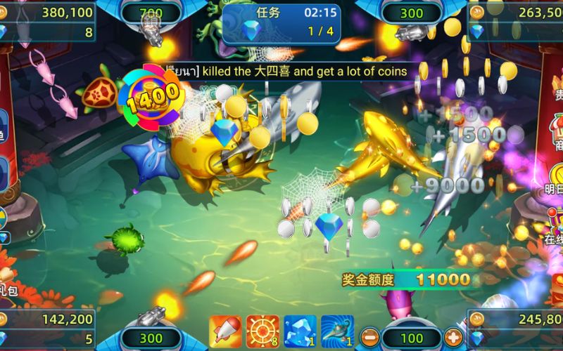 Cuộc săn cá dưới đại dương trong game Min88 đầy màu sắc