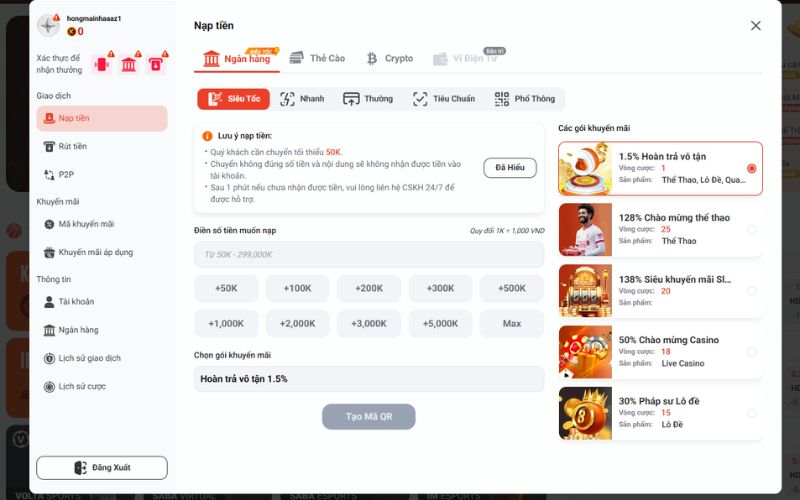 giao dịch nhanh mỗi ngày